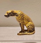 RARE AAA Sitting Cheetah Plastic Figure 2 In. vintage safari ltd. Schleich 