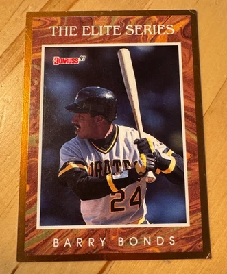 1991 Donruss The Elite Series #1 Barry Bonds /10000 Piratas RAROS - Imagem 1 de 2