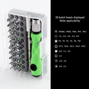 Magnetic Screwdriver Kit: 32-in-1 Screwdriver Set Precision Mini Magnetic Screwd - Photo 1/7