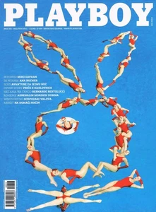 PLAYBOY #193 August 2013 CROATIA MAGAZINE cover PLAYBOY GIRLS in SWIMMING POOL - Picture 1 of 1