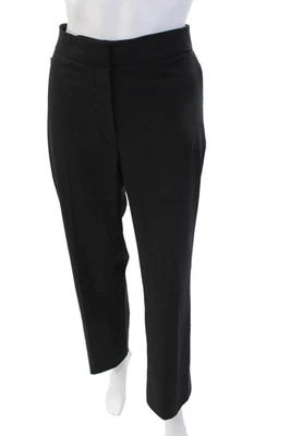 Elie Tahari Womens Ankle Dress Pants Black Wool Blend Size 8 - Image 1 of 4