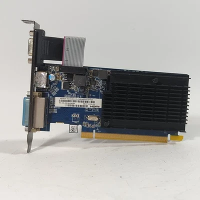 Sapphire AMD Radeon HD 6450 2GB GDDR3 PCIe Graphics Card HDMI DVI VGA Caicos - Image 1 of 4