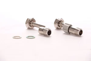 Wolf Anschlussteil Warm-/Kaltwasser 1/2" für Aufputzinstallation, verchromt - 20 - Picture 1 of 5