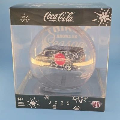 M2 MACHINES 2025 CHRISTMAS ORNAMENTS COCA COLA 1971 CHEVROLET VAN - Image 1 of 4