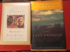 Lot of 2 Richard Paul Evans  Hardcover Books The Locket & The Last Promise - Picture 1 of 2