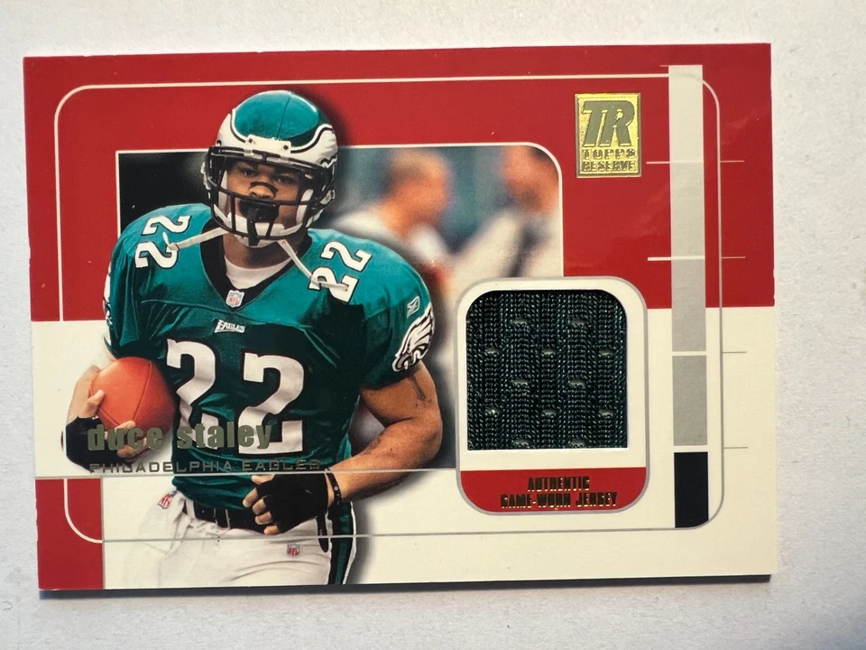 L28,278 - 2002 Topps Reserve Jerseys #RRDS Duce Staley E DP - Image 1 of 1