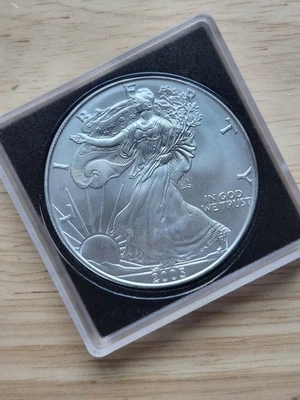 2005 年鹰币银币  — 第 1/2 张图片