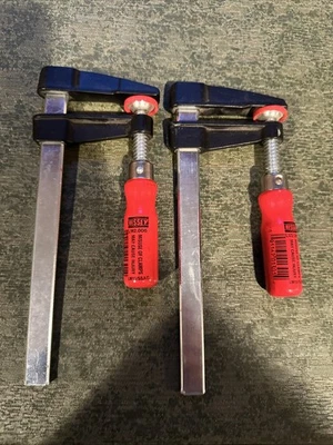 2 - Abrazaderas de barra Bessey LM2.006 6" mango de madera hecho en Alemania - Excelente estado Foto 1 de 3