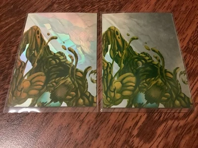 FLEER ULTRA SPIDER-MAN HOLOBLAST SPIDER-MAN VS CARNAGE CARD 1995 MARVEL ERROR - Image 1 of 2