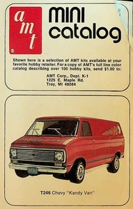 AMT Models Mini Katalog Prospekt 70er Jahre Transporter Autos LKW - Bild 1 von 3