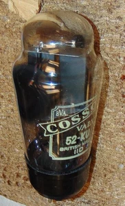 RARE NOS COSSOR BVA 52-KU GZ32 5U4G SQUARE PLATES TUBE VALVE BRITISH CUP GETTER - Picture 1 of 2