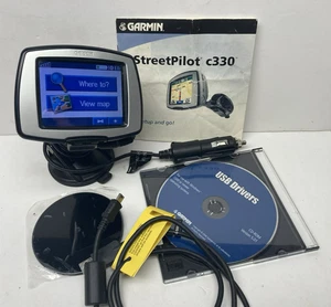 Garmin StreetPilot c330 GPS Navigator 3.5-Inch touchscreen bundle TESTED WORKS - Picture 1 of 10