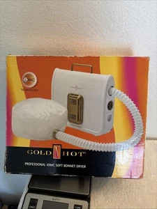 Gold N Hot Professional Ionic Soft Bonnet Dryer, Reduce Frizz for Natural Hair - Picture 1 of 17