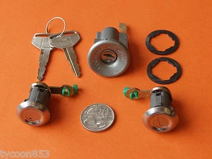 NUEVO CAÑÓN DE ENCENDIDO + 2 CERRADURAS TRAJE TOYOTA LANDCRUISER FJ40 FJ45 FJ55 HJ47 - Imagen 1 de 3