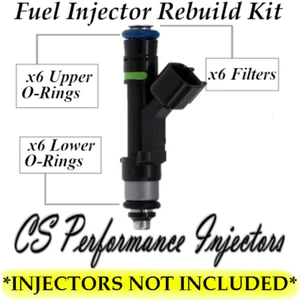 Kit de reparación de reconstrucción de inyectores de combustible para 0280158075 para 06-09 Ford Mercury 3,0 L V6 - Imagen 1 de 1