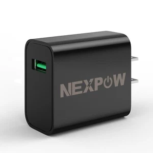 NEXPOW USB C Wall Charger Fast Charging, 3A/5V 18W USB-C Power Adapter Charge... - Picture 1 of 7