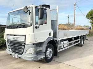 2017 DAF CF65,260 ALLOY DROPSIDE SCAFFOLDING 18 TON EURO-6 U-LEZ DAY CAB - Picture 1 of 11