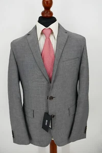 Chaqueta Hugo Boss T.50 100% algodón gris antracita Black Label NUEVA con etiqueta - Imagen 1 de 11
