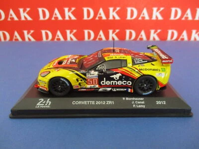 Die cast 1/43 Modellino Auto Chevrolet Corvette 2012 ZR1 24H Le Mans 2012 P.Lamy - Immagine 1 di 4