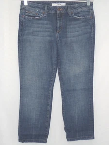 JOE'S JEANS sz W 27 BLUE CAPRI/CROP JEANS meas 29" x 22"  (#377-5) - Picture 1 of 8