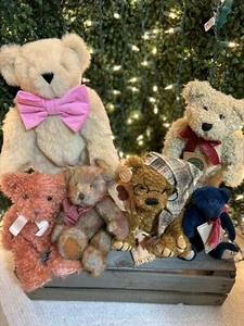 Vintage Teddy Bear Lot, Vermont Teddy Bears, Boyd’s, Gund Russ Berrie  - Picture 1 of 14