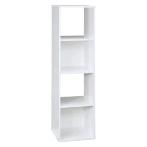 Closetmaid Decorative Home Stackable 4-Cube Cubeicals Organizer Storage, White - Picture 1 of 3