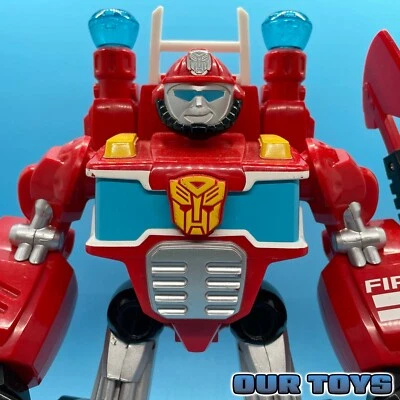 🤖Transformers•Playskool🚨 HEATWAVE 🚨10” Action Figure (Tested•Works) - Image 1 of 4