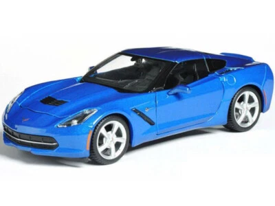 2014 Chevrolet Corvette Stingray Azul Escala 1:24 por Maisto 31505 - Imagem 1 de 2