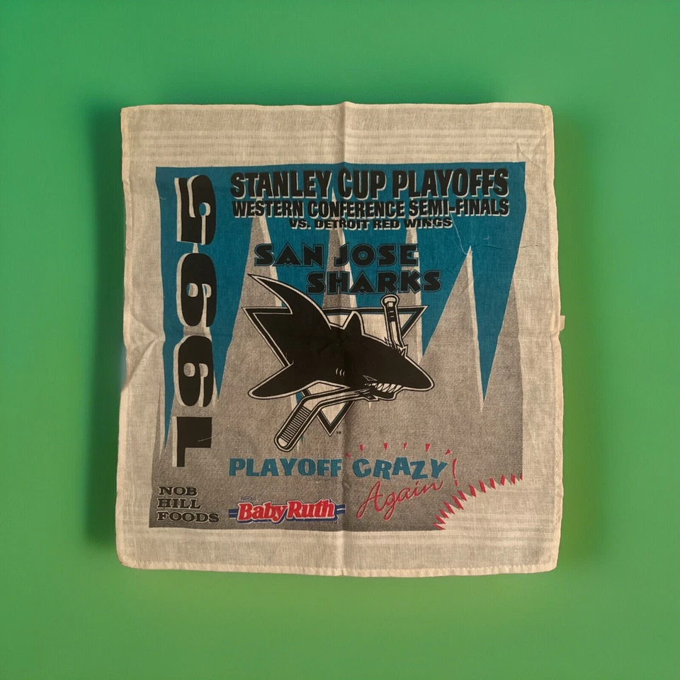 Raro Vintage 1995 Stanley Cup Playoffs WCSF San Jose Sharks VS Detroit Red Wings - Imagem 1 de 1