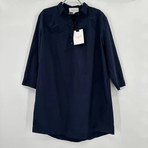 Pomander Place by Tuckernuck French Navy Blue Polly Dress sz M NWT Boxy Shift - Picture 1 of 7