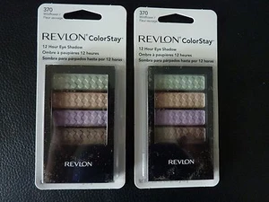Revlon ColorStay 12 Hr Eye Shadow Quad- WILDFLOWER #370 - TWO- New- READ DESCRIP - Picture 1 of 1