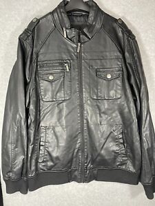 Structure Coats, Jackets & Vests Faux Leather Outer Shell for Men 