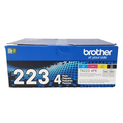 Brother TN2234PK CYMK Toner Cartridge 4-Pack L3210CW L3270CDW L3290CDW L3710CW - Image 1 of 3