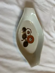 Grande Casseruola Otagiri Vintage Au Gratin Piatto Mele Giappone Gres Maculato - Foto 1 di 6