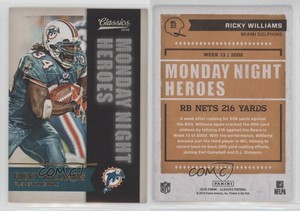 2016 Panini Classics Monday Night Heroes Bronze Ricky Williams #22