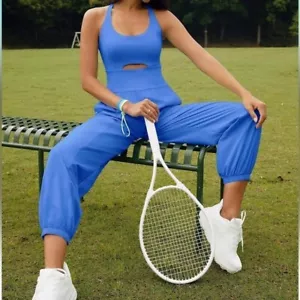 Athletic Blue Romper Size S NWT - Picture 1 of 12