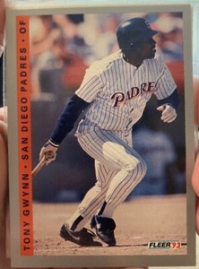 1993 Fleer #138 Tony Gwynn - San Diego Padres - MLB HOF