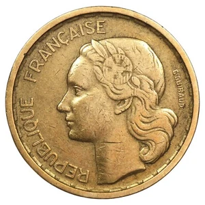 France 10 francs Guiraud 1950 B cupro-aluminium F.363/3 Gad.812 KM.915 monnaie - Picture 1 of 2