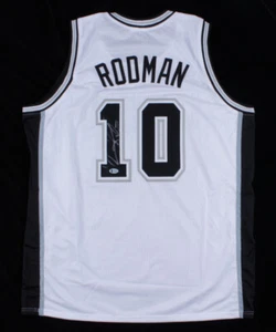Dennis Rodman Signed San Antonio Spurs Jersey (Beckett COA) 5xNBA Champion - Picture 1 of 6