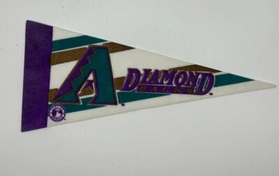Vintage Arizona Diamondbacks MLB Mini Pennant 9in x4in Felt Banner Flag Baseball - Image 1 of 3