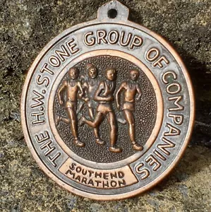 Southend On Sea H W Stone Marathon Bronze Medal Vintage Unknown Year - Picture 1 of 4