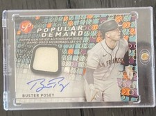 2022 Topps Pristine Buster Posey Auto Relic 12/25
