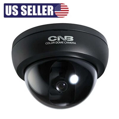 Analog Indoor Dome Camera 600TVL 3.6mm Lens CCTV Security System CNB DFK-60S B - Image 1 of 4
