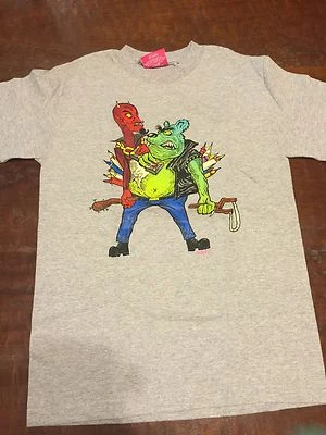 BRAND NEW!! MISHKA Men's Gray Graphic Tshirt <<Small>> - Image 1 of 4