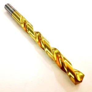 25/64 Zoll Bohrereinsatz x 6 Zoll lang Split Point Spitze Fase HS, USA - Bild 1 von 4