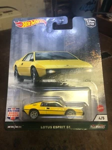 HOT WHEELS PREMIUM REAL RIDERS CAR CULTURE 4/5 LOTUS ESPRIT S1 - Picture 1 of 1