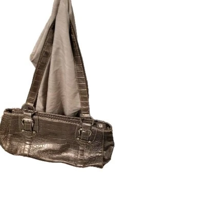 Croft & Barrow Bolso de Hombro Marrón Usado Cartera con Cremalleras Foto 1 de 4