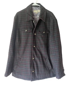 Utex Mens Flannel lined quilted long sleeve XXL Thick Button up wool fishing - Picture 1 of 4