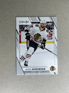 2023-24 O-Pee-Chee #204 Jason Dickinson Chicago Blackhawks - Picture 1 of 2
