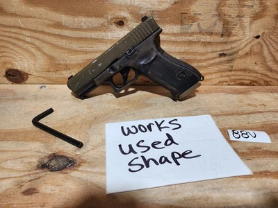 Leilão de armas usadas Glock G19X 4,5 mm metal Blowback CO2 BB #88V - Imagem 1 de 4